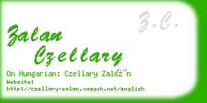 zalan czellary business card